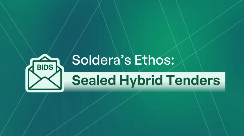 Soldera’s Ethos: Sealed Hybrid Tenders (Guarantee of Origin Auction) - Thumbnail