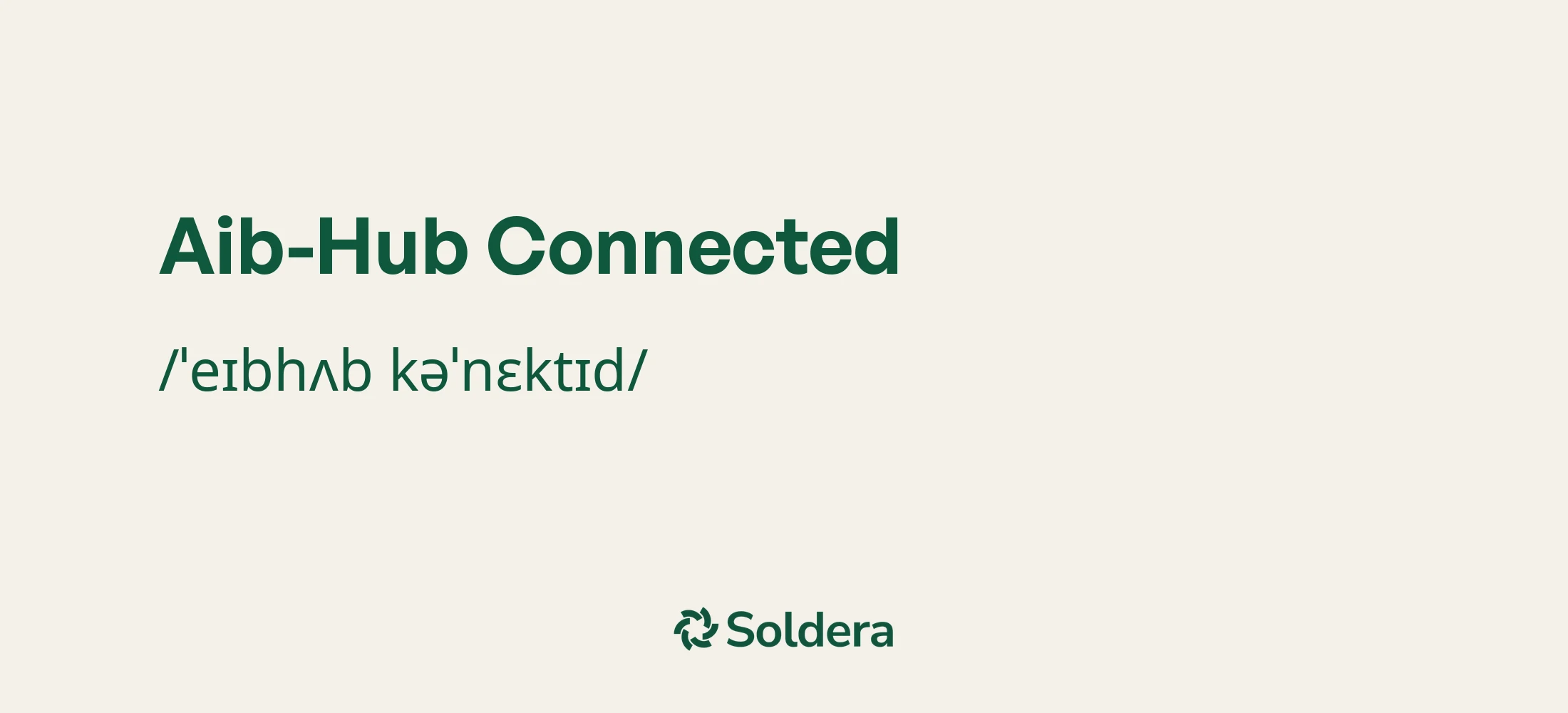 Pronunciation of Aib-Hub Connected Using IPA Characters