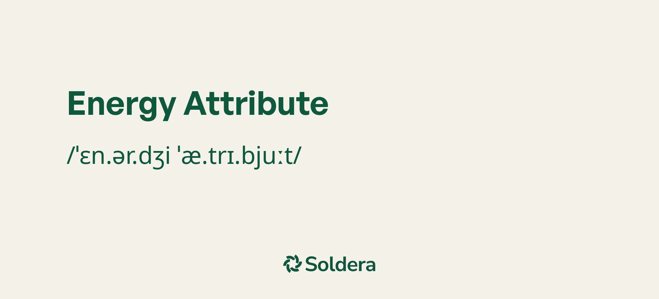 Pronunciation of Energy Attribute Using IPA Characters